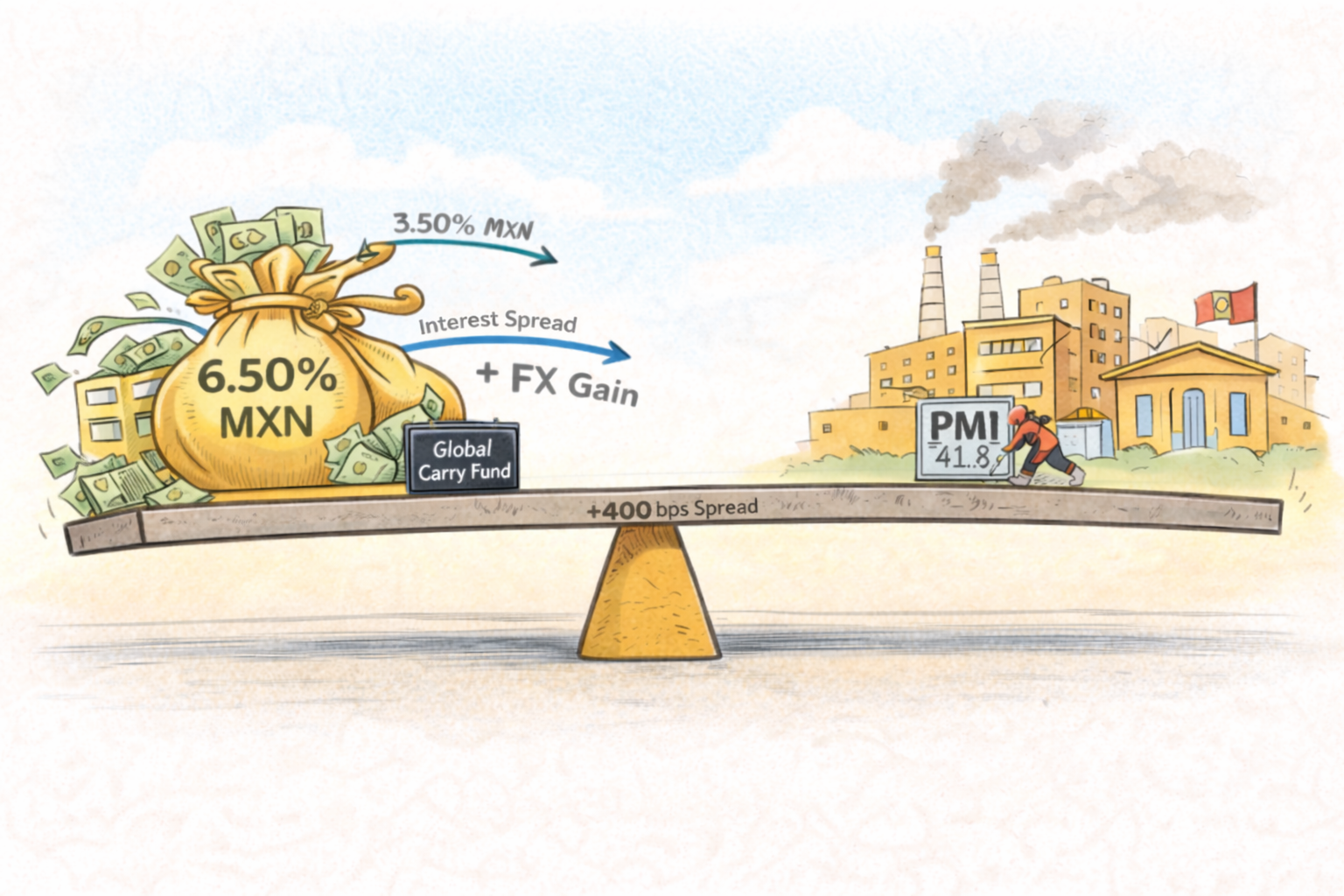 The Peso Paradox — speculative capital outweighing the real economy